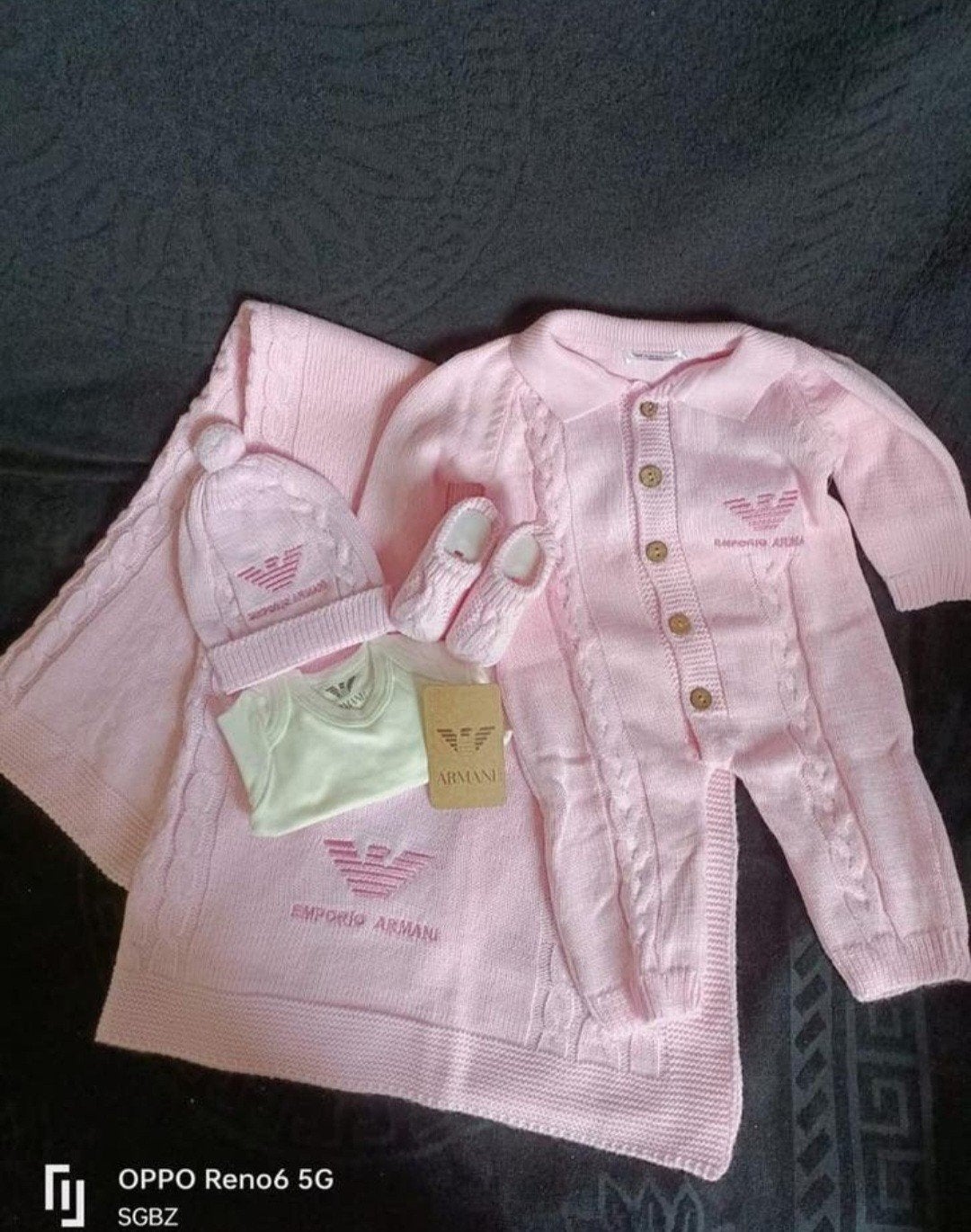 Baby kinder kleding New born baby Armani 5 delig setje, Ophalen of Verzenden, Nieuw