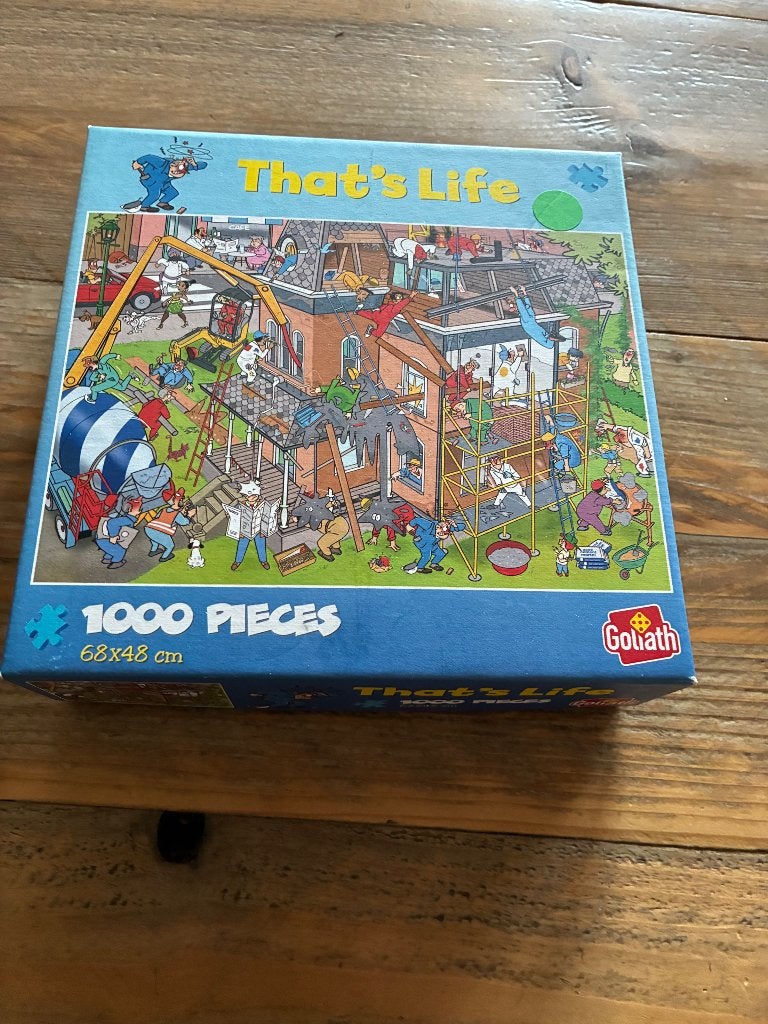 That’s life puzzel, Ophalen of Verzenden, 500 t/m 1500 stukjes, Zo goed als nieuw, Legpuzzel