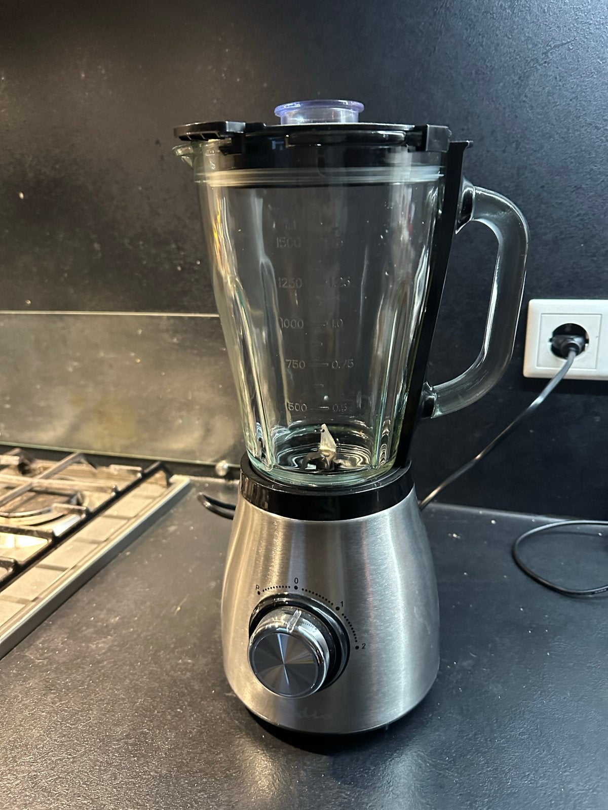 Stijlvolle Blender met Glazen Kan - Perfect voor Smoothies, Ophalen, Zo goed als nieuw, Blender