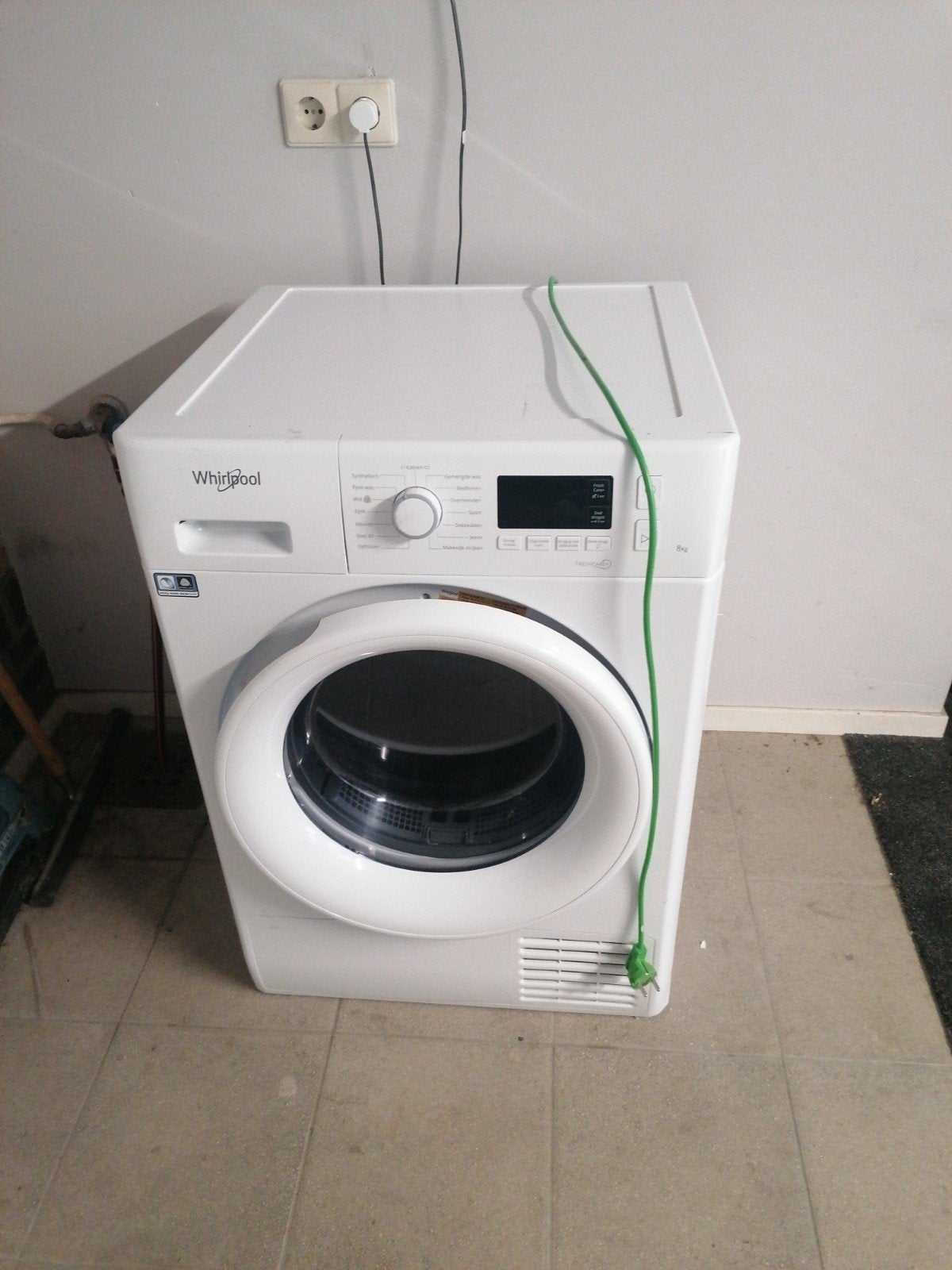 Whirlpool warmtepomp droger 
Warmtepomp droger
8 kg
Ftnl m11, Ophalen, 6 tot 8 kg, Gebruikt, 1600 toeren of meer