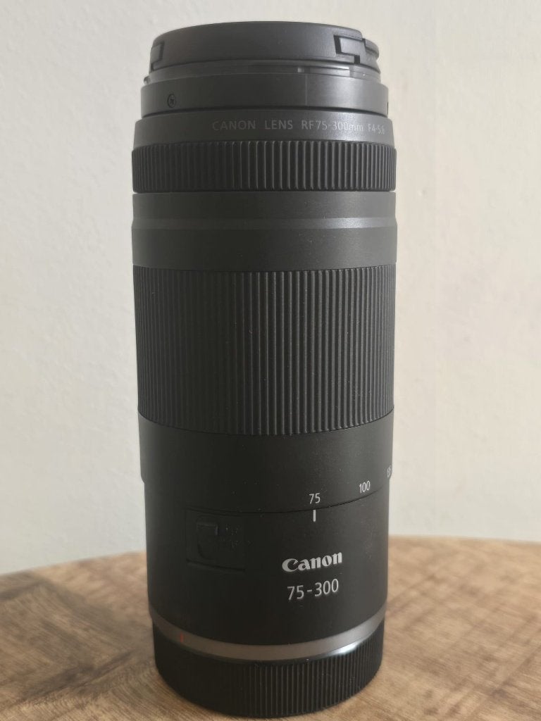 Canon RF 75-300mm Zoomlens, Audio, Tv en Foto, Canon, Zo goed als nieuw, Autofocus, Canon RF