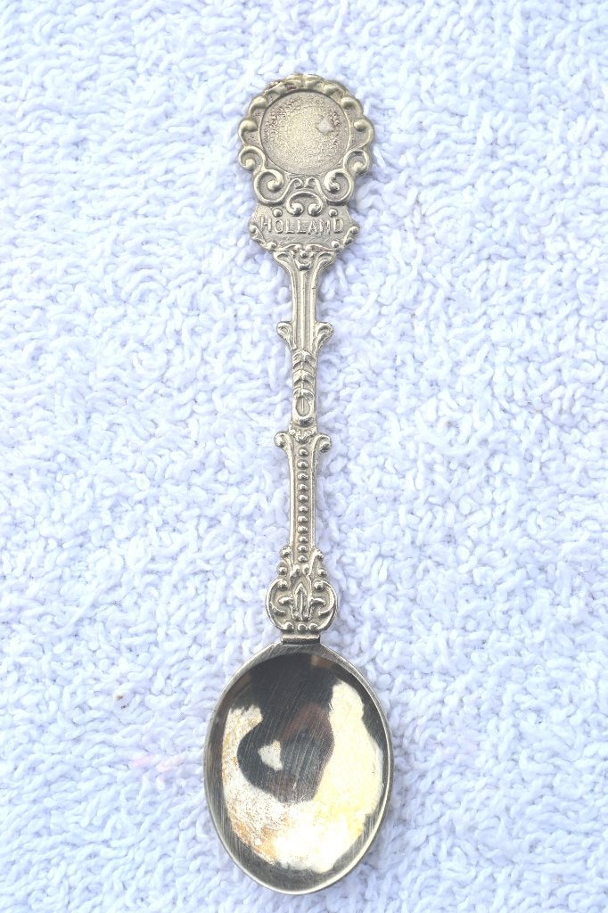 Mooi Zilveren Borrel lepeltje. 8.5cm. Nr. 8867, Ophalen of Verzenden, Zilver