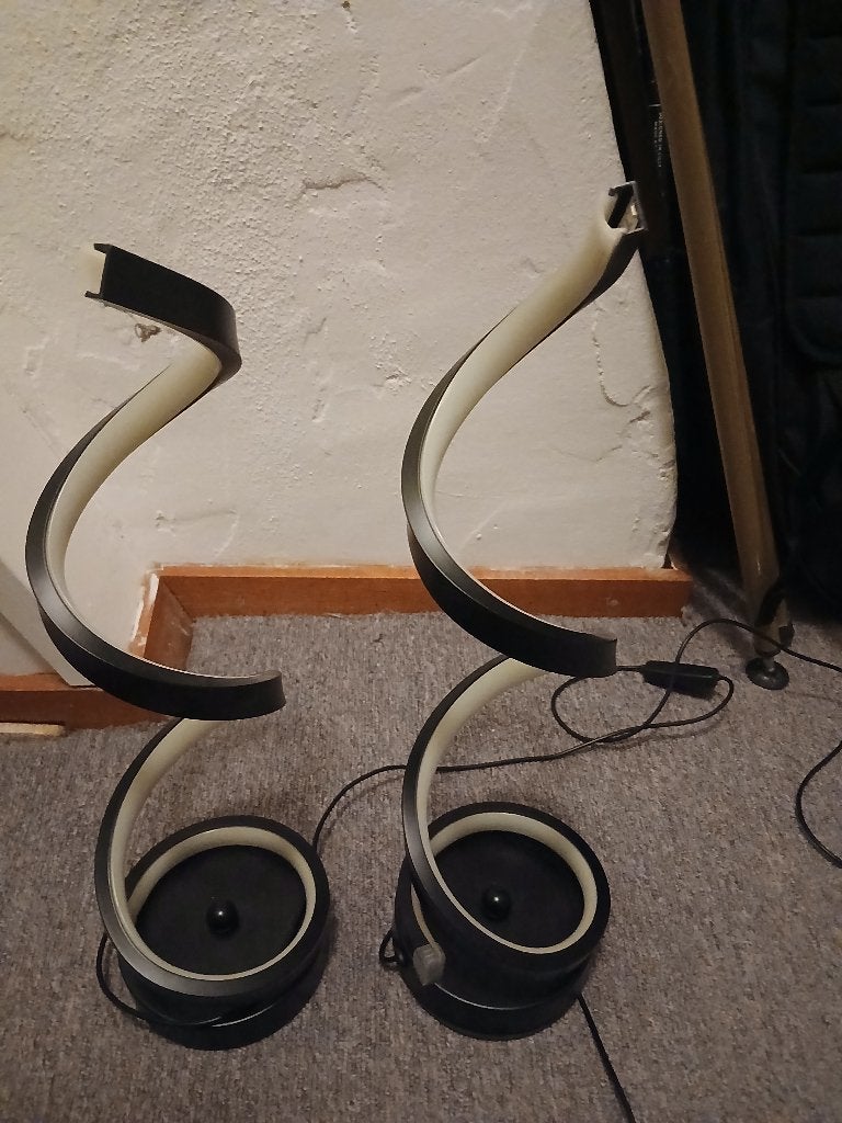 2 stuks tafellampjes, Huis en Inrichting, Ophalen, Dimbaar, 30 cm, Zo goed als nieuw