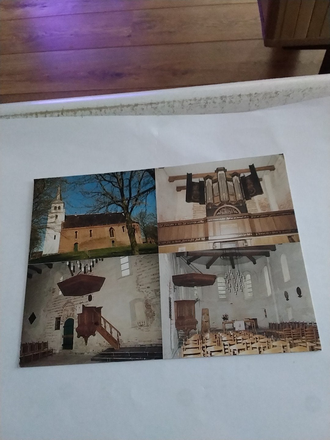 Oude Ansichtkaart N.H. Kerk - Hellum, Ophalen of Verzenden, 1960 tot 1980, Ongelopen, Groningen