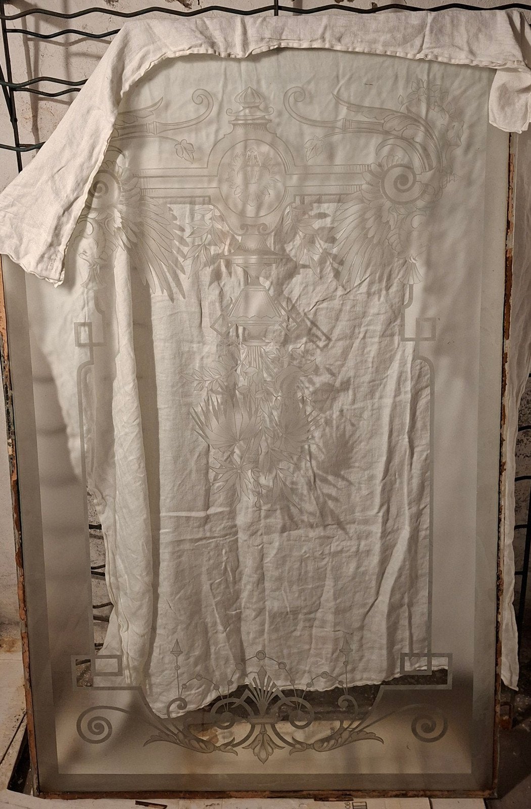 Geëtste ruit, Antiek en Kunst, Ophalen