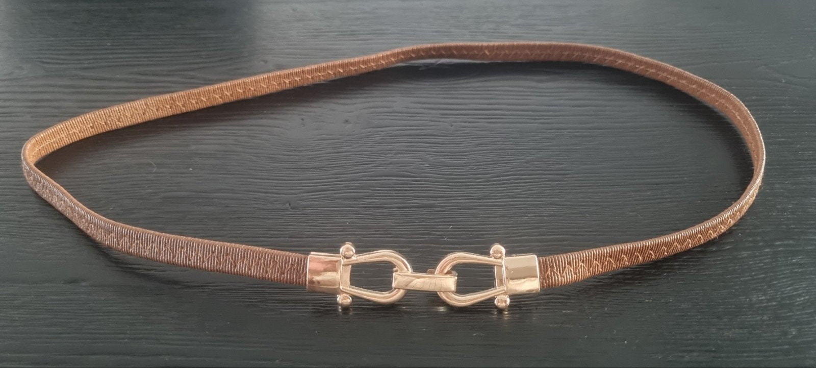 4x smal damesriempje beige en/ of bruin, nieuw!, Minder dan 3 cm, Bruin, Tailleriem, Ophalen of Verzenden