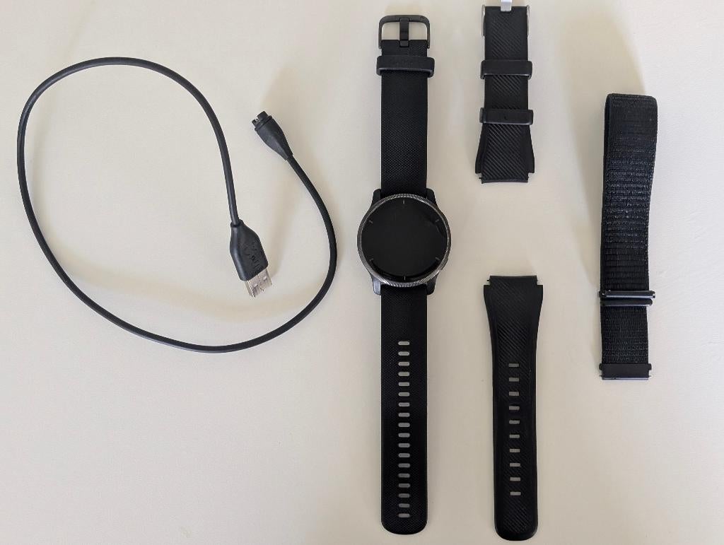 Garmin Venu 2 - 45mm - Zwart, Gebruikt, Zwart, Garmin, Ophalen of Verzenden