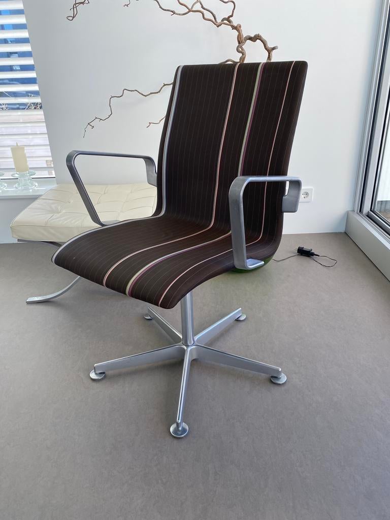 Oxford chair arne jacobsen draaistoel Paul Smith Kvadrat, Ophalen, Zo goed als nieuw, Zwart