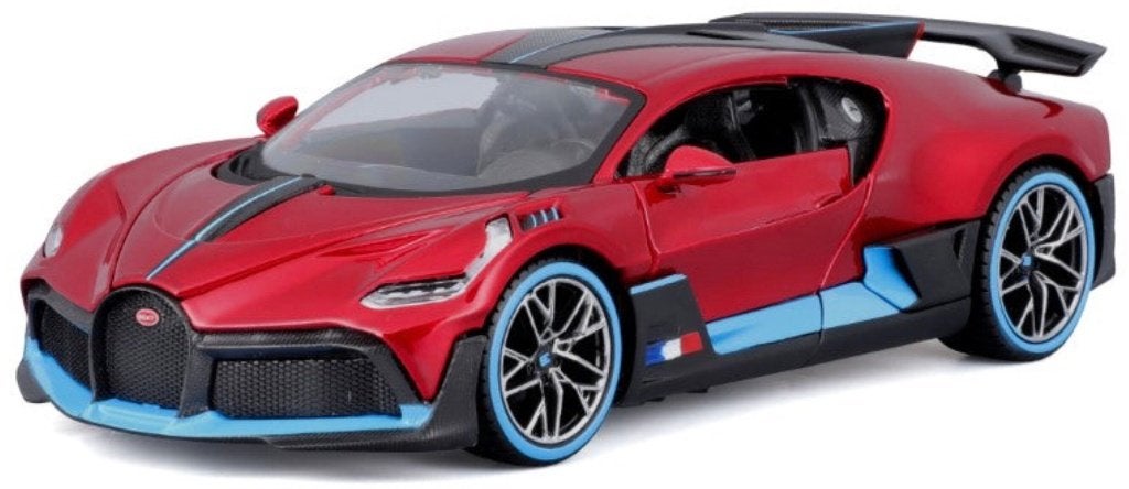 Bugatti DIVO 2024 ( Rood/licht blauw ), Ophalen of Verzenden, Nieuw, Auto, Maisto