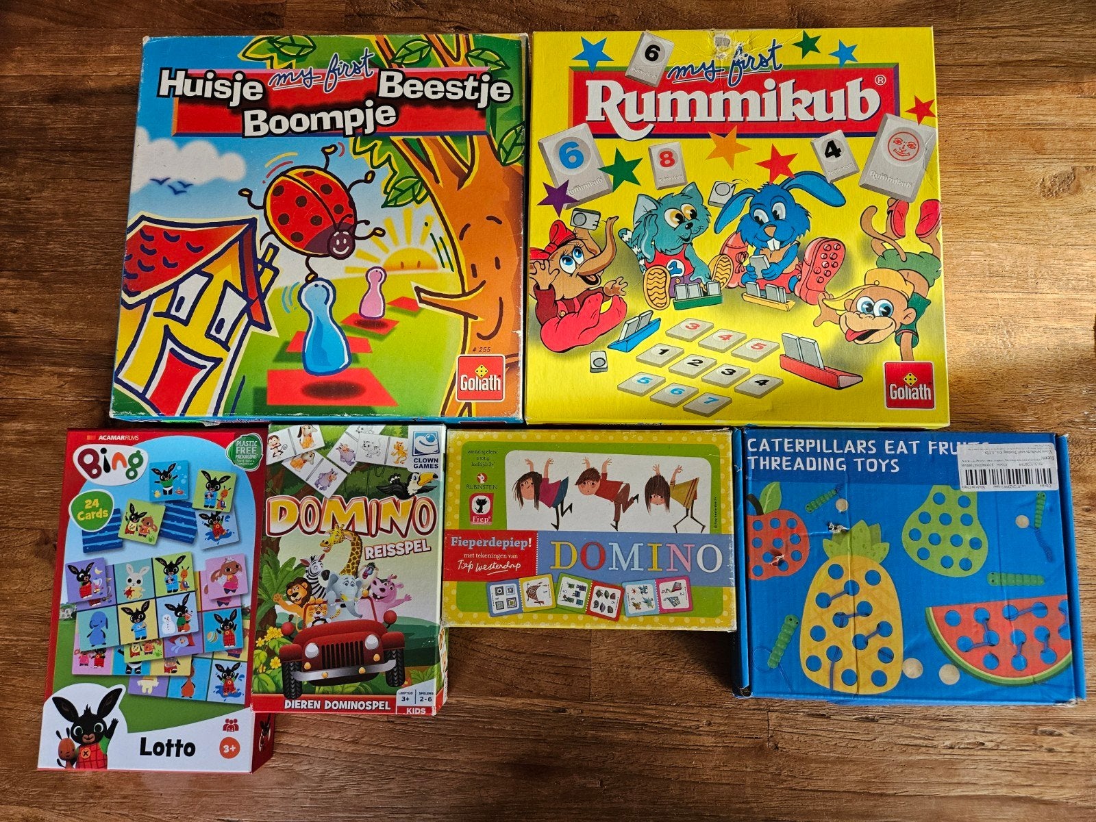 Spelletjes voor kinderen vanaf 3 jaar, Ophalen
