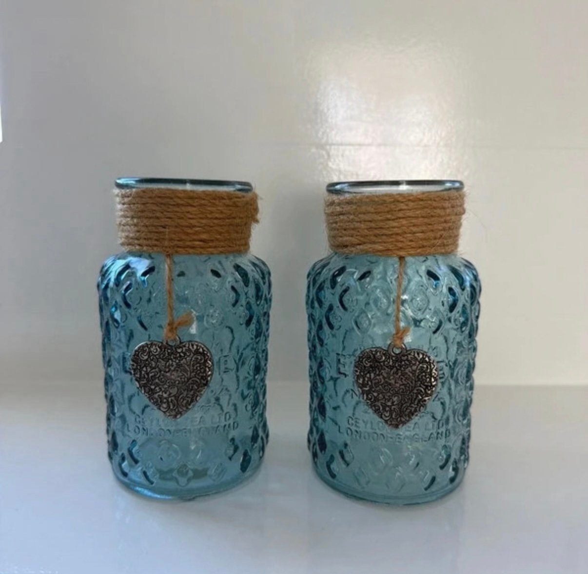 Decoratie vaasjes, Decoratieobject, Ophalen of Verzenden, Zo goed als nieuw, Glas