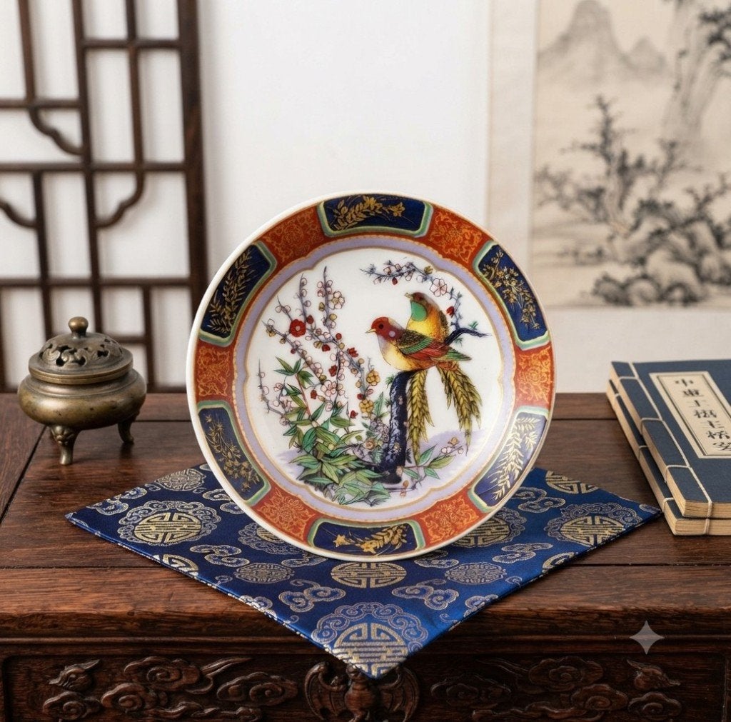 Leuk Chinees Porseleinen Miniatuurbordje, Verzenden