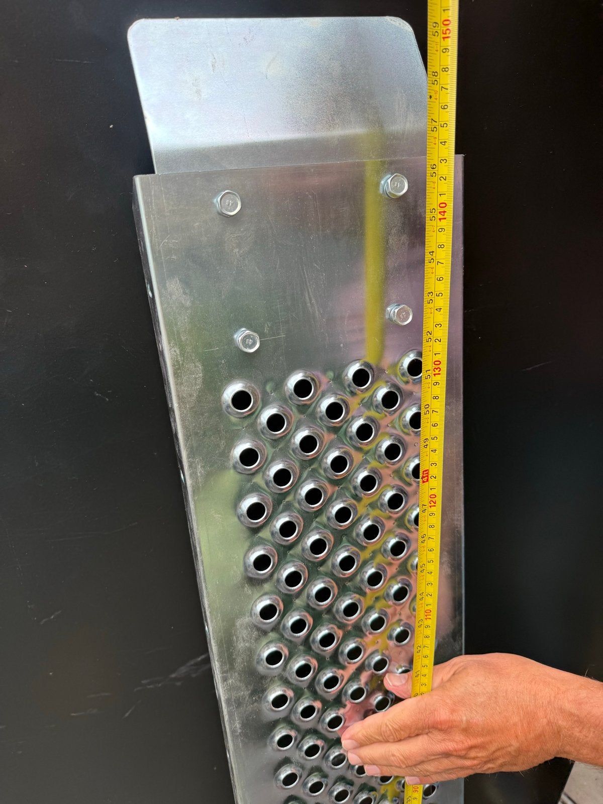 Aluminium antislip loopplaat/oprijplaat 150 cm, Ophalen, Gebruikt