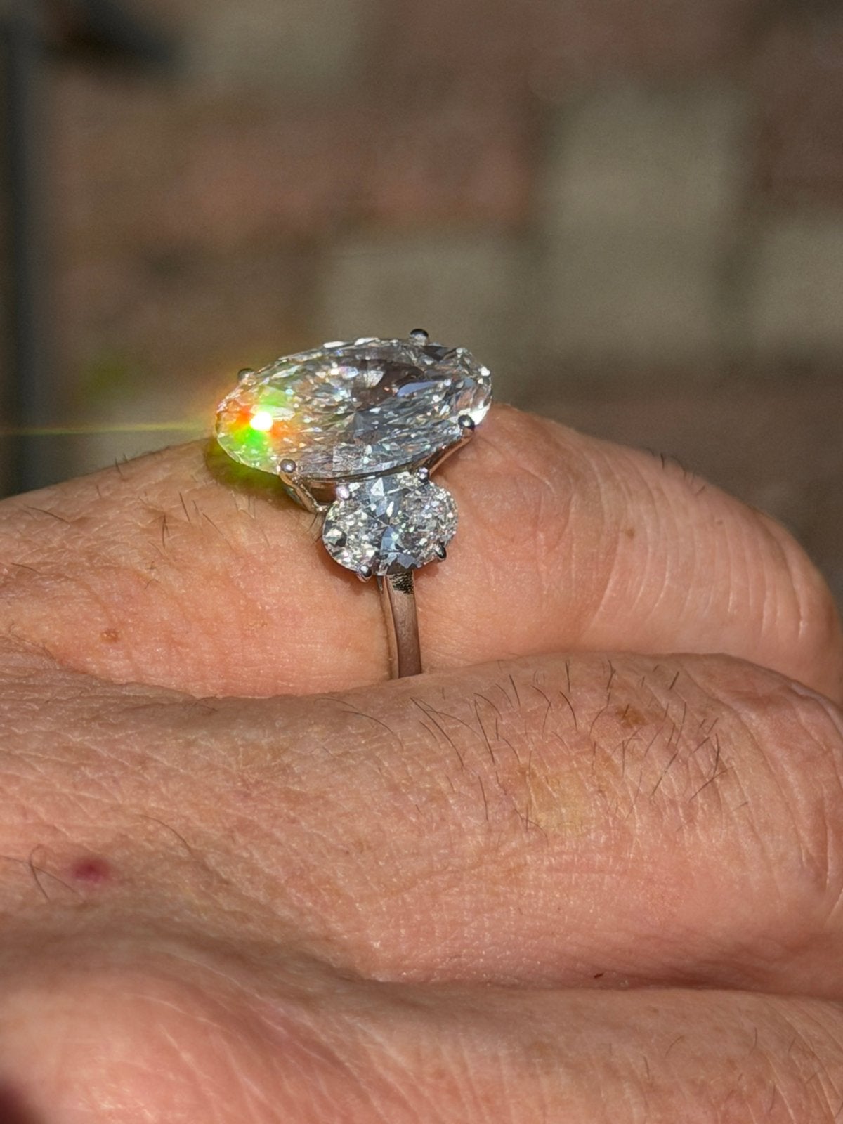 Gouden ring met VS1 diamanten van maar liefst 9.05 karaat!!, Nieuw, Ophalen of Verzenden, 17 tot 18, Met edelsteen