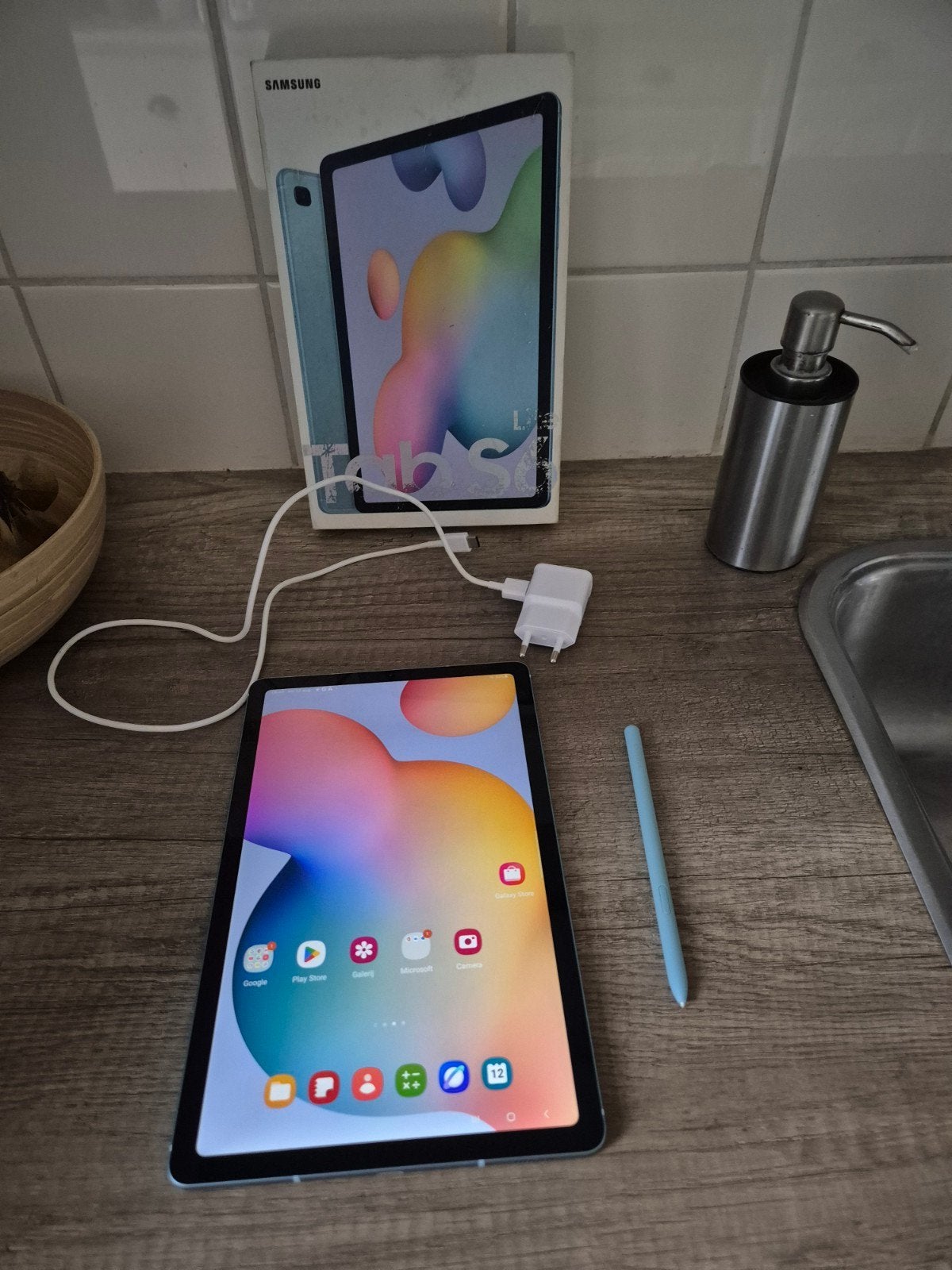Samsung Galaxy Tab S6 Lite (SM-P610) met S Pen, Zo goed als nieuw, Samsung, 64 GB, Wi-Fi