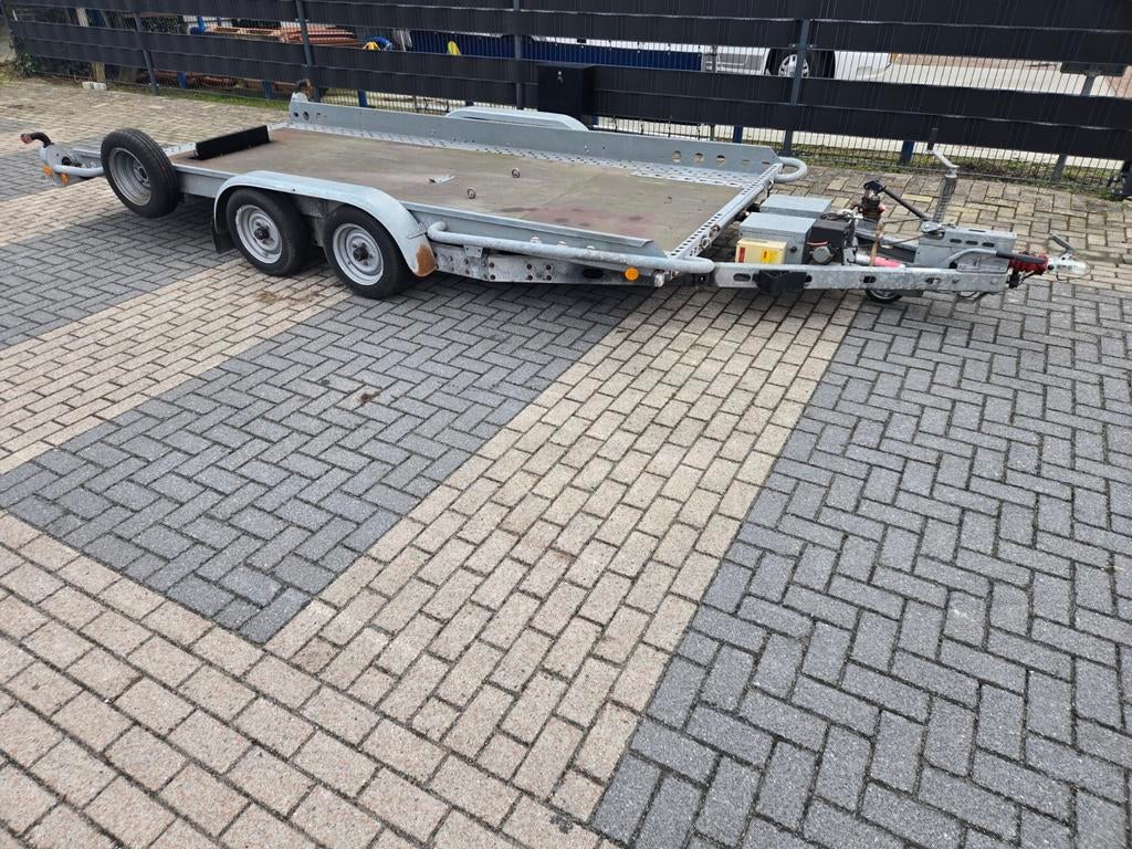 Brian James lage autoaanhanger, Auto diversen, Aanhangers en Bagagewagens, Ophalen of Verzenden, Gebruikt