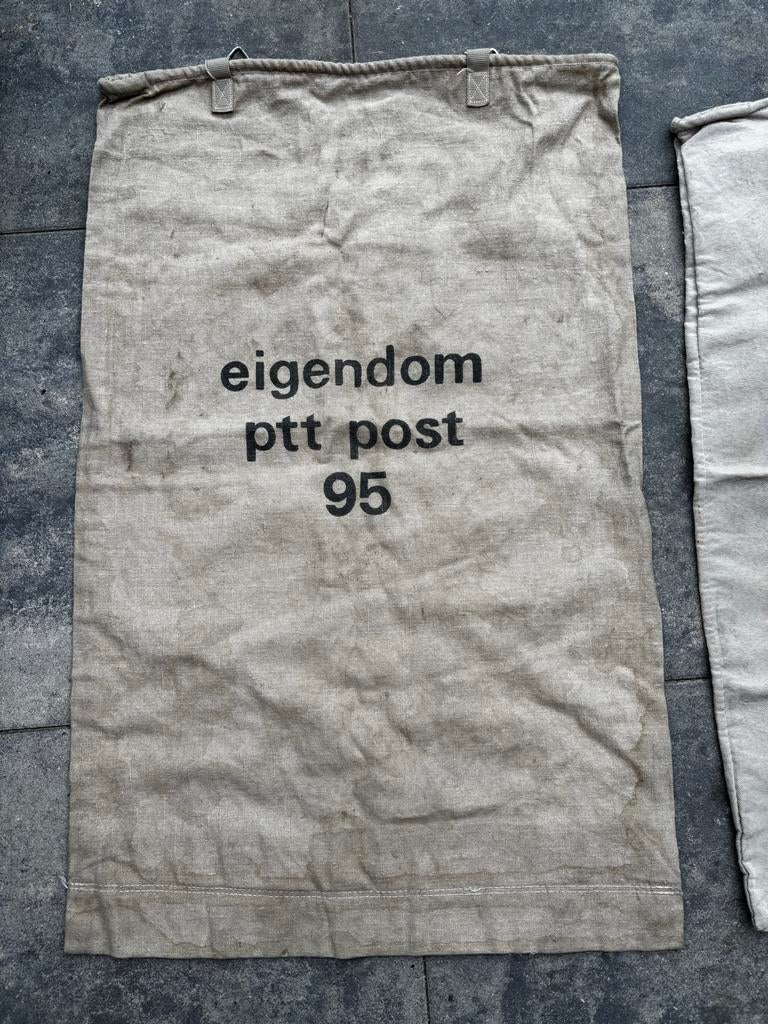 Originele PTT Postzak - Vintage Decoratie, Ophalen of Verzenden, Gebruikt, Gebruiksvoorwerp