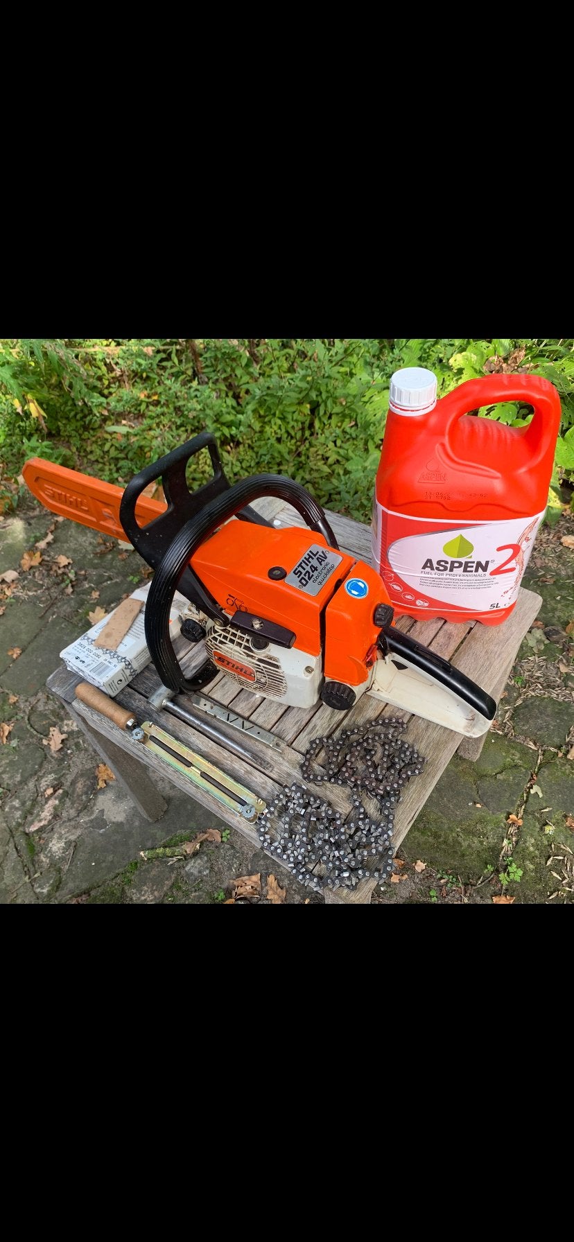 Professionele Stihl 024 Kettingzaag - Goede Compressie, Ophalen of Verzenden