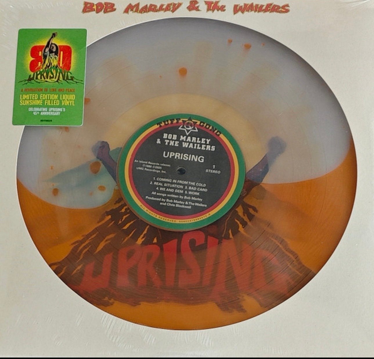Bob Marley & The Wailers - Uprising (Liquid Sunshine Vinyl), LP, Overige genres, Geseald, Ophalen of Verzenden