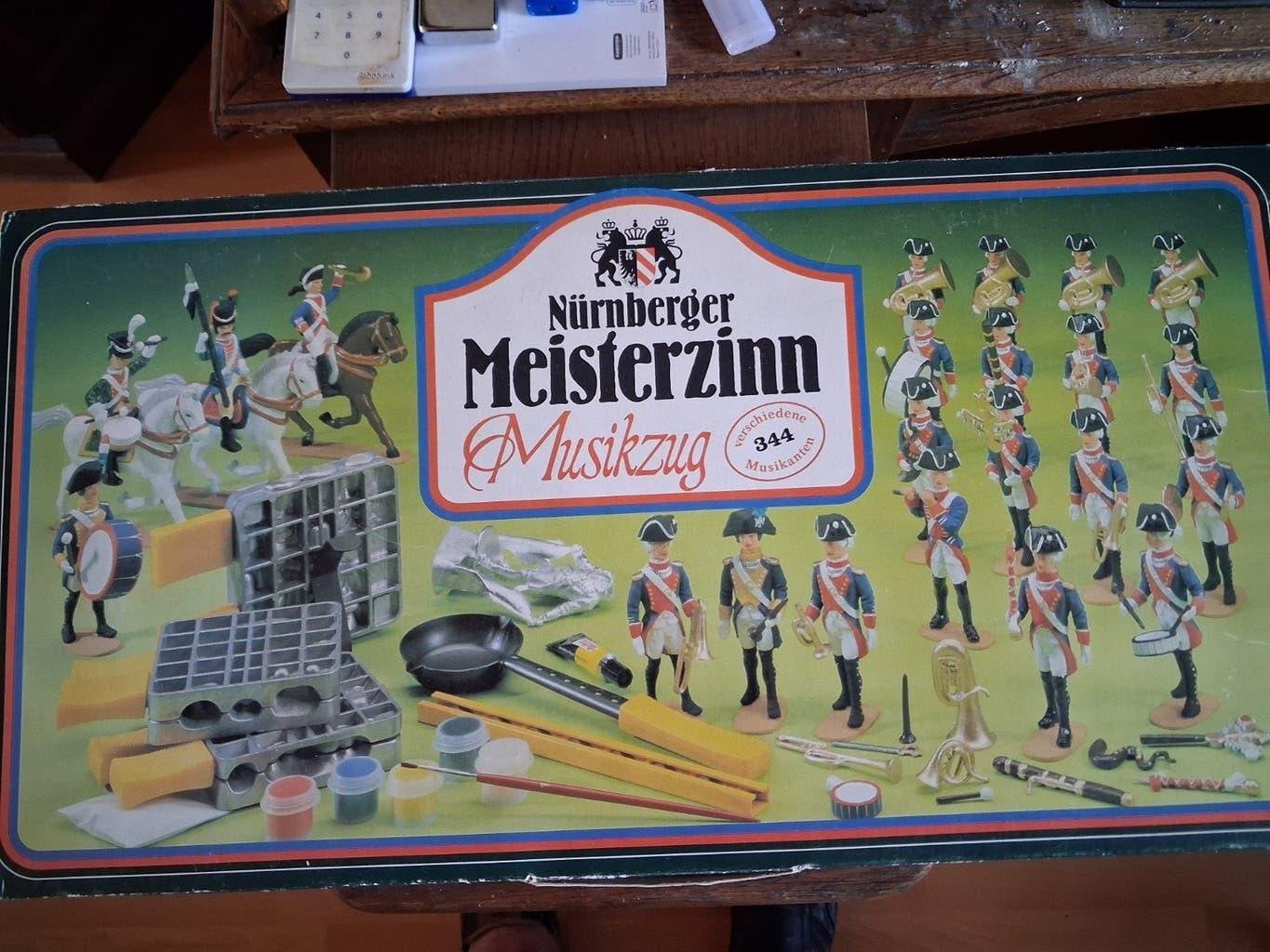 Nürnberger Meisterzinn Musikzug - Zelf Figuren Gieten, Ophalen of Verzenden, Zo goed als nieuw, 1:50 of kleiner, Figuur of Figuren