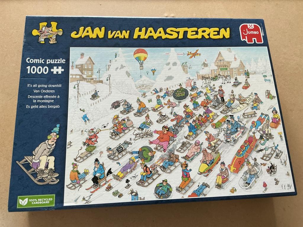 Jan van Haasteren Comic Puzzel 1000 stukjes, Ophalen of Verzenden, 500 t/m 1500 stukjes, Zo goed als nieuw, Legpuzzel