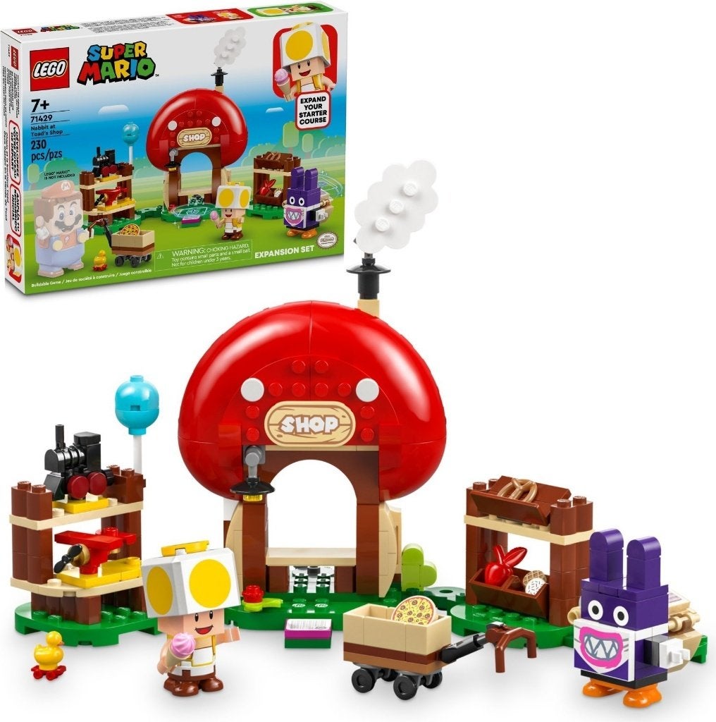 LEGO 71429 Nabbit at Toad's Shop (Super Mario, Expansion Set, Overige thema's, Nieuw, Ophalen of Verzenden, Complete set