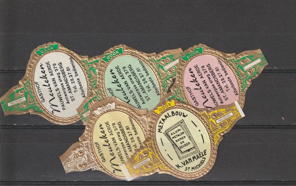 klassiek Maldegem 171  sigarenbanden, Verzamelen, Ophalen of Verzenden, Zo goed als nieuw, Sigarenbandjes