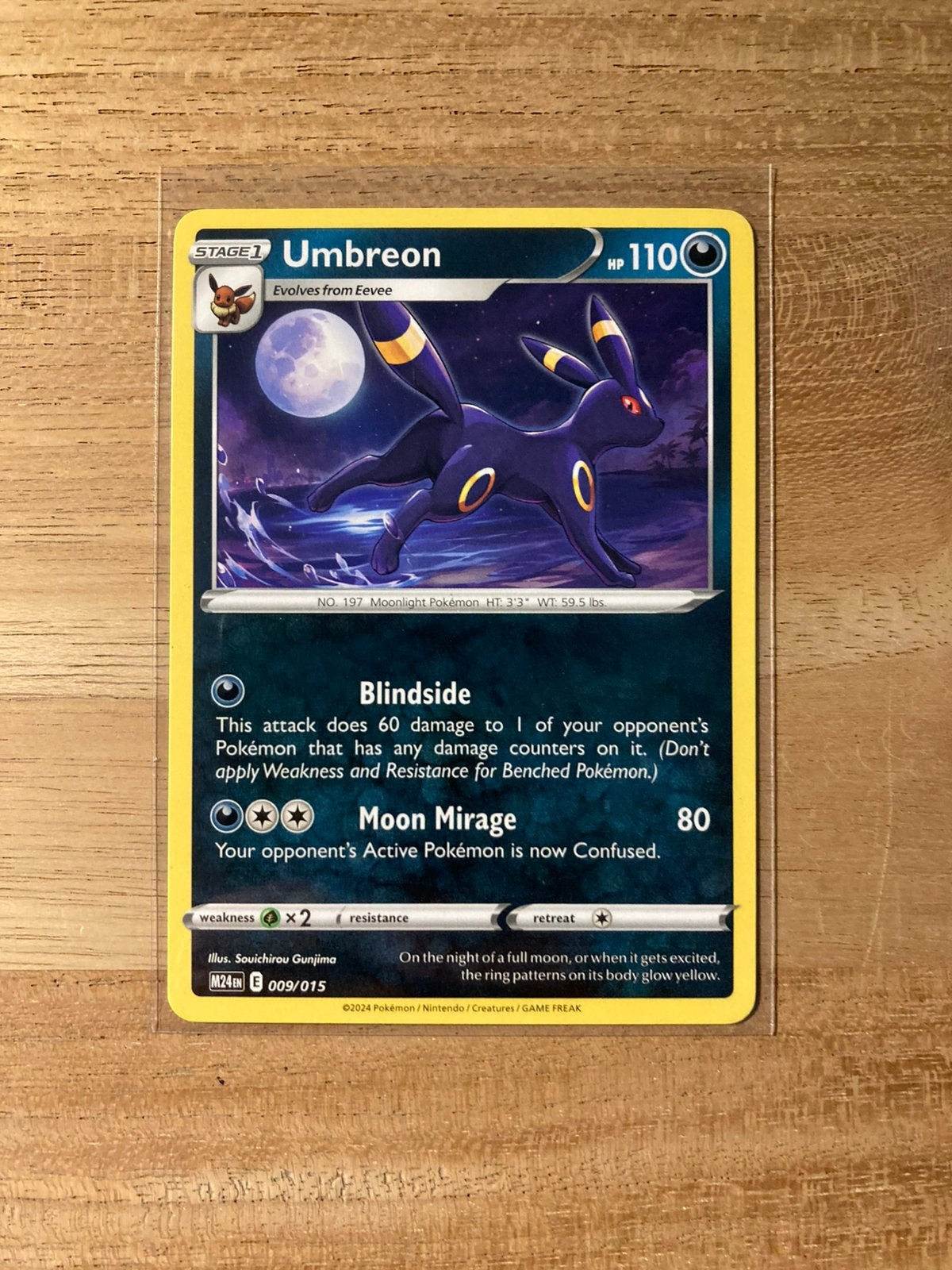 McDonald’s 2025 PokemonKaart Umbreon 9/15 - Dragon Discovery, Hobby en Vrije tijd, Ophalen of Verzenden, Zo goed als nieuw, Losse kaart