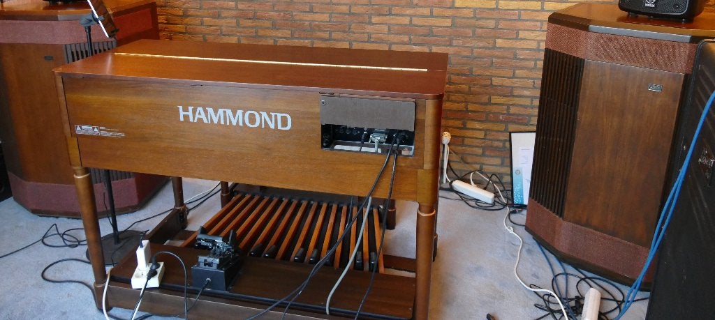 Hammond XB-3 + 2x Leslie 720 + pedaal + bank | Complete set, Muziek en Instrumenten, Ophalen, Gebruikt, 2 klavieren, Hammondorgel