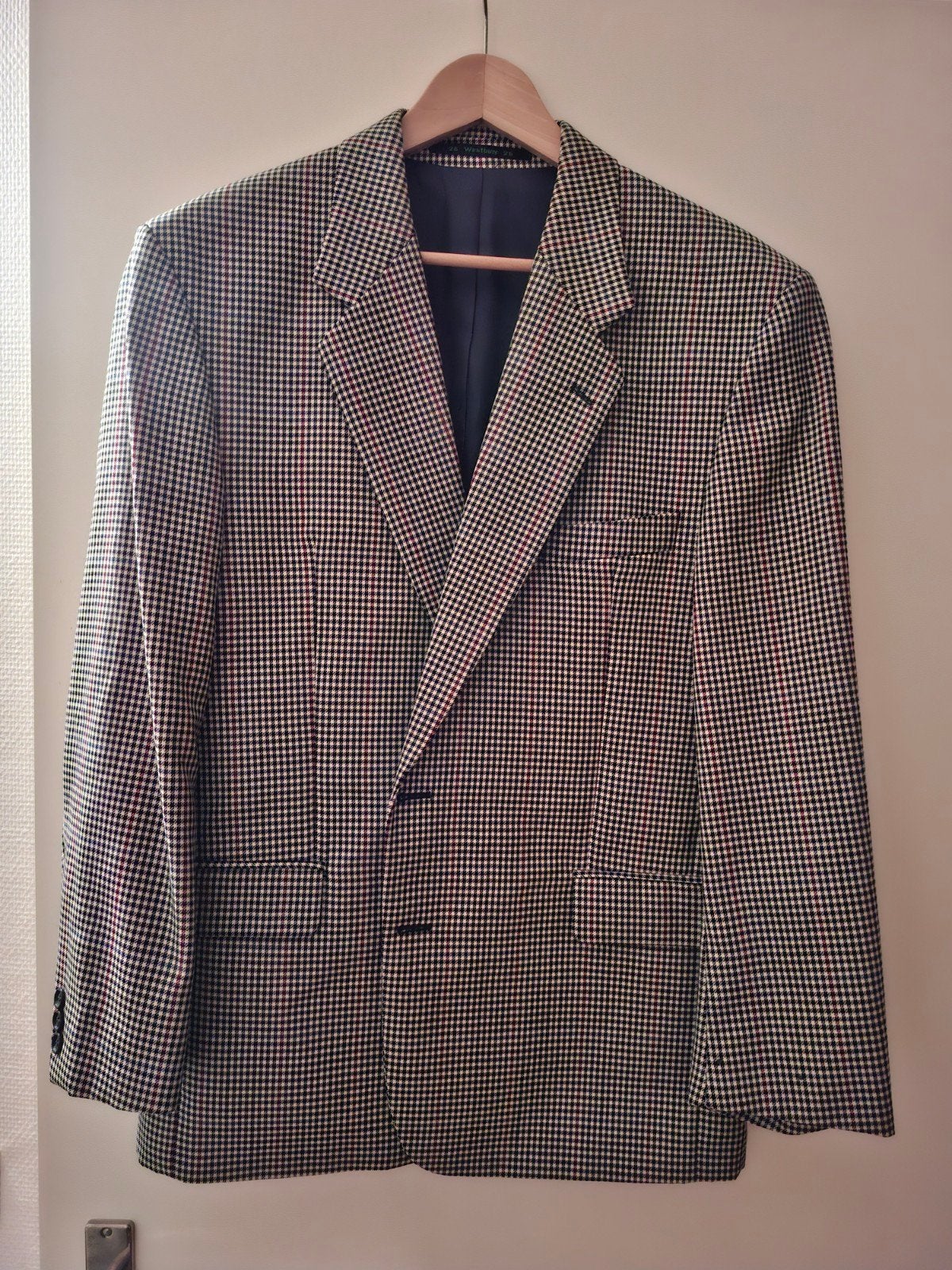 Westbury colbert met pied-de-poule patroon, Ophalen, Zo goed als nieuw, Meerkleurig, Westbury