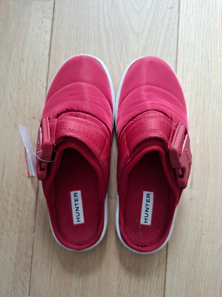 Nieuwe Hunter Rode Instappers Slippers Maat 38, Nieuw, Hunter, Rood, Ophalen