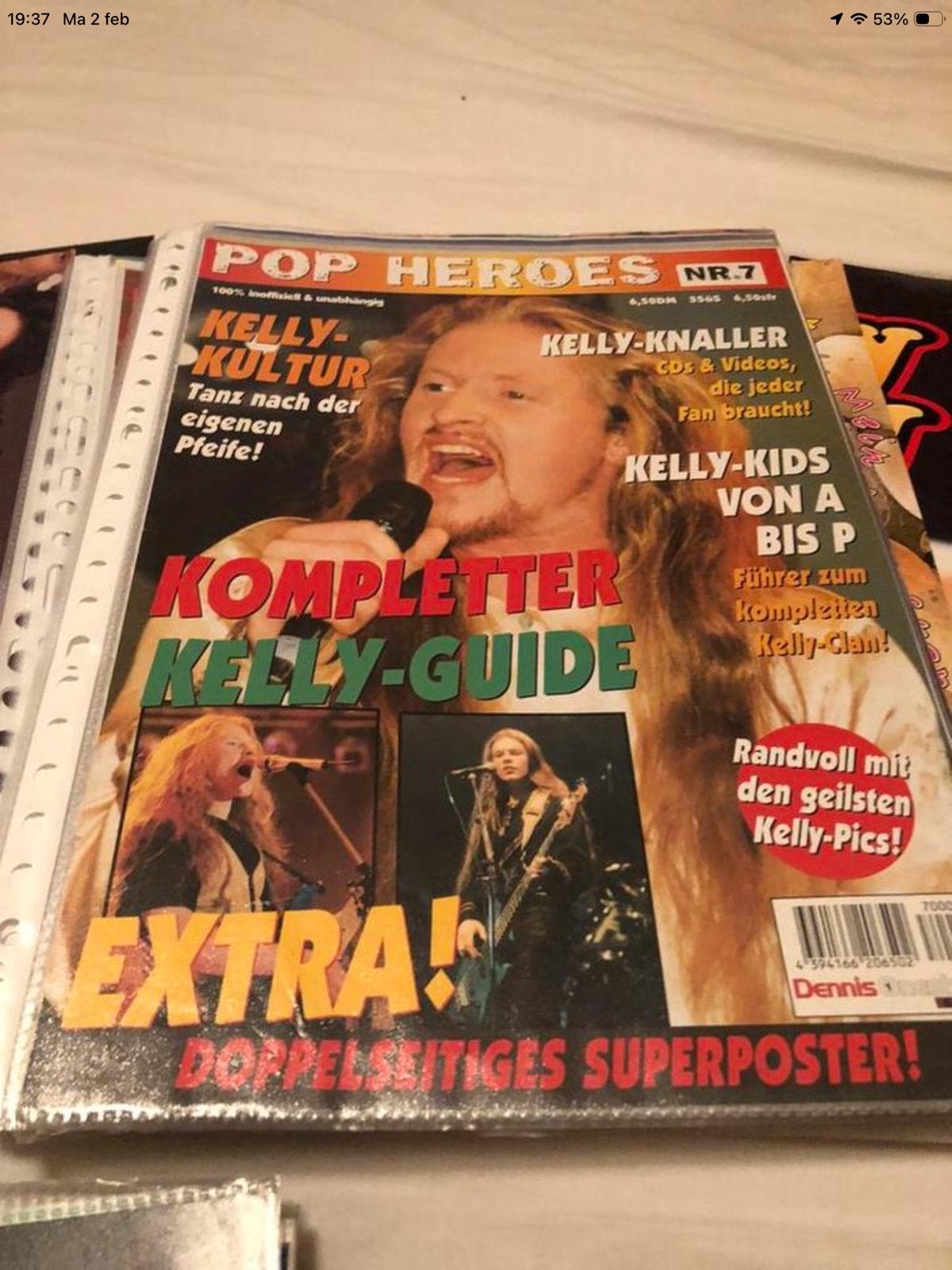 Posters en knipsels van The Kelly Family., Ophalen of Verzenden, Gebruikt, Boek, Tijdschrift of Artikel