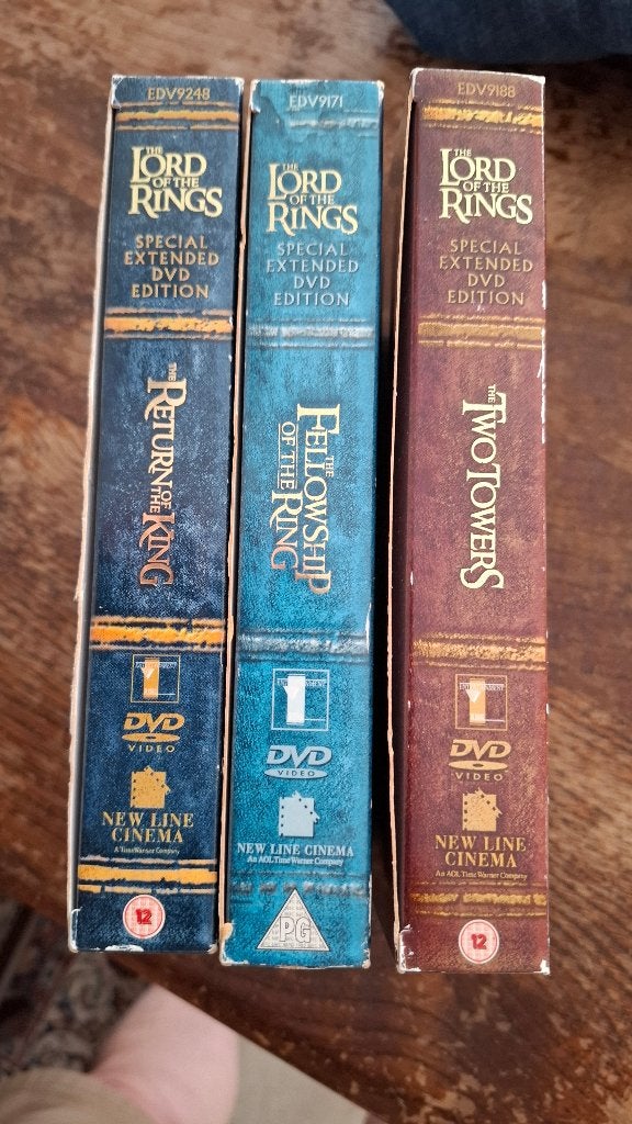 Lord of the Rings dvd Engelstalig, Vanaf 12 jaar, Ophalen of Verzenden, Zo goed als nieuw, Science Fiction en Fantasy