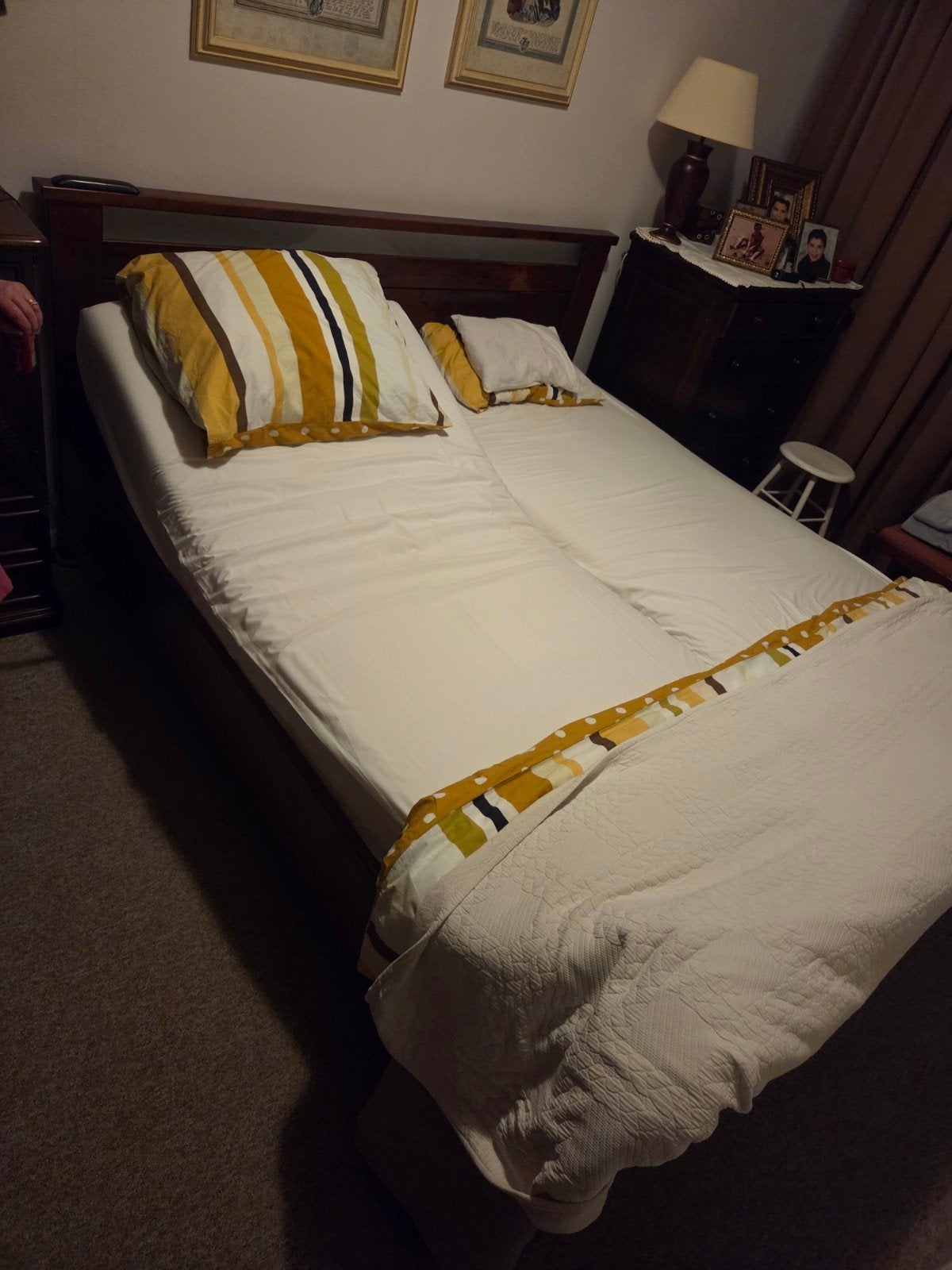 Elektrisch verstelbaar bed, Ophalen of Verzenden, Zo goed als nieuw, Eenpersoons, 90 cm