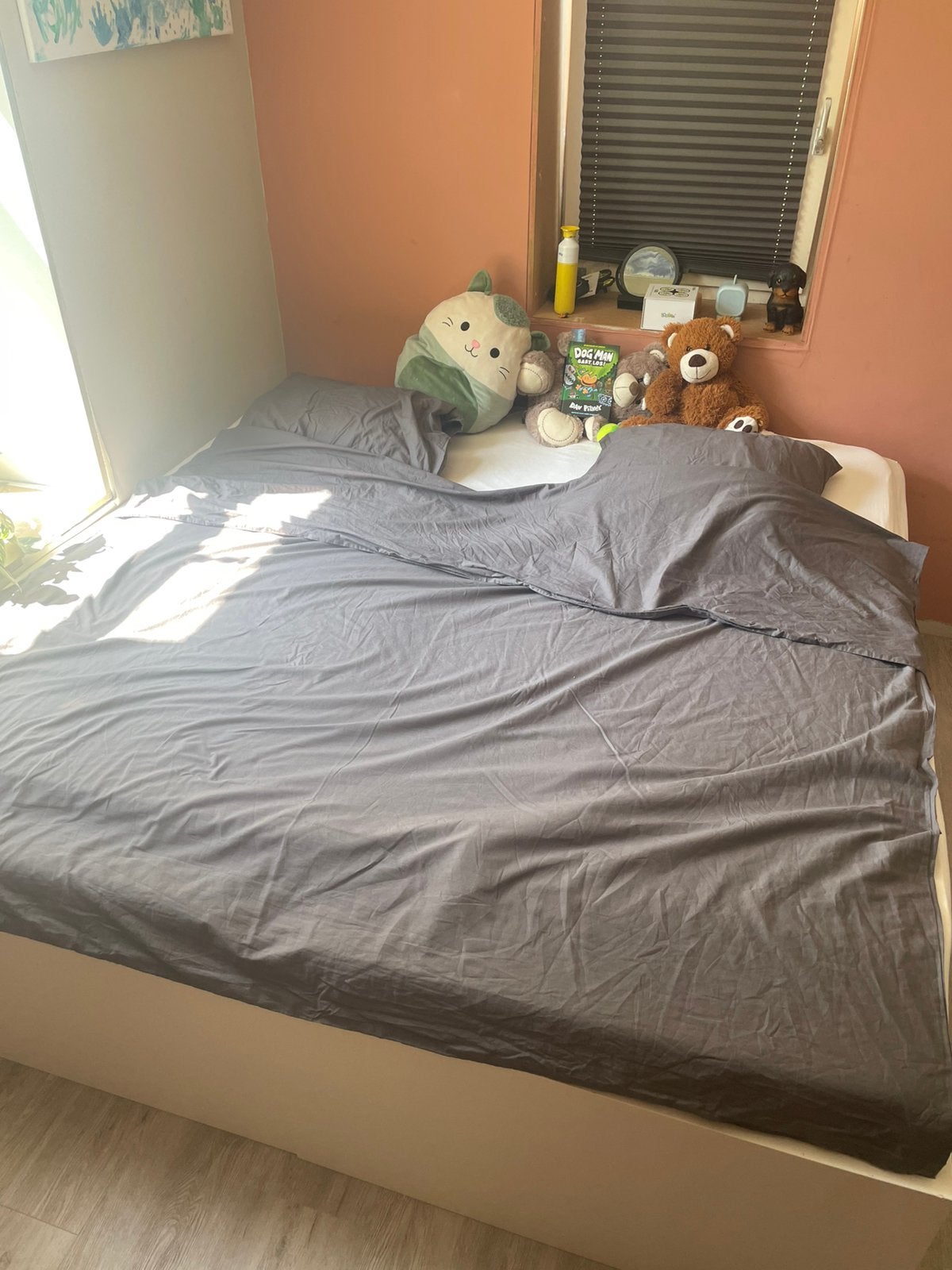2x brimnes bed 90x200, Ophalen, Gebruikt, 90 cm, Eenpersoons