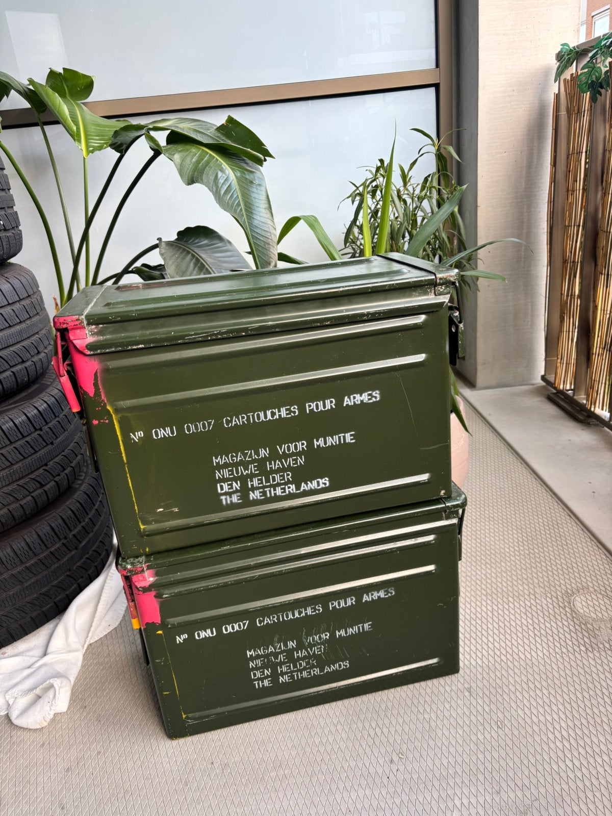Munitiekisten set 32x49x25, Verzamelen, Militaria | Algemeen, Ophalen, Kist of Geocache