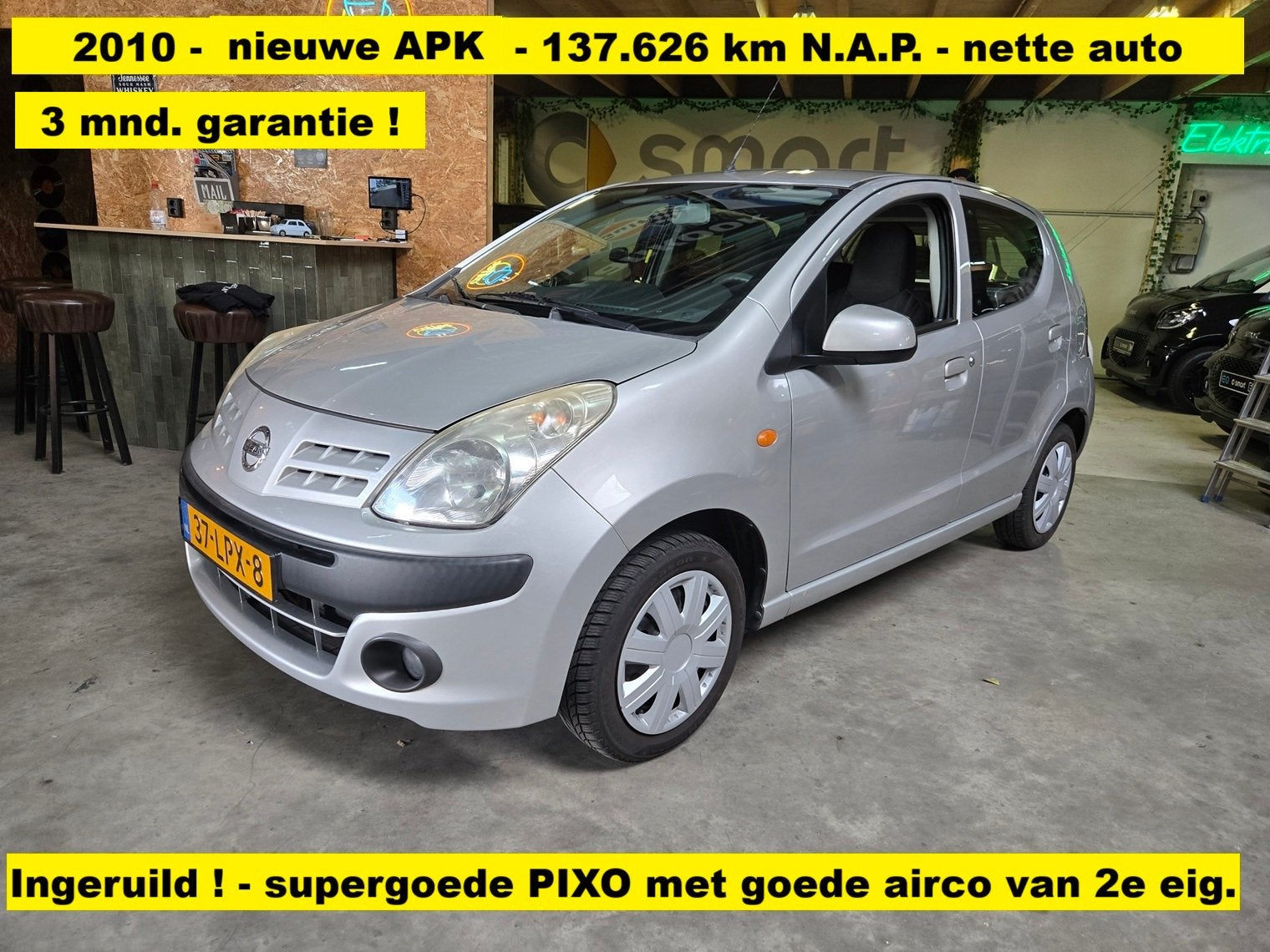 Nissan Pixo 1.0 Look - airco - GARANTIE - nw. APK - stuurbek