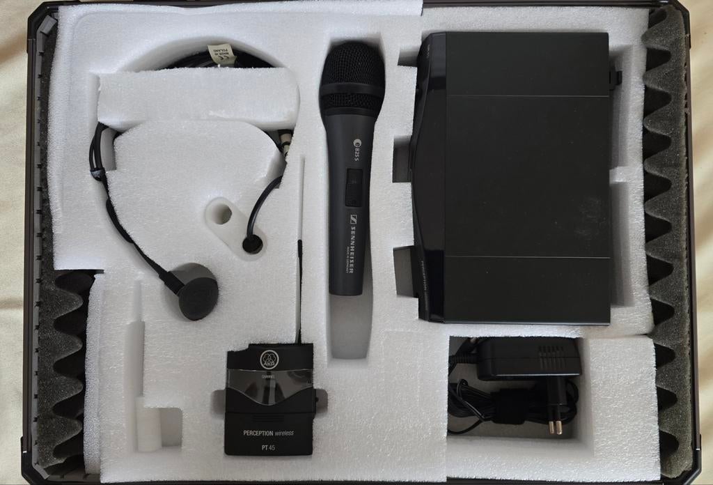 Sennheiser Draadloze Microfoon Set, Ophalen of Verzenden, Zo goed als nieuw, Zangmicrofoon, Draadloos