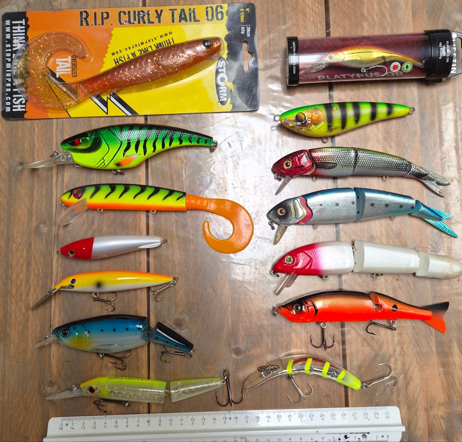 14 st Rapala Sava Albatros Storm Westin Fox jake  Kunstaas, Watersport en Boten, Ophalen of Verzenden, Zo goed als nieuw, Overige typen