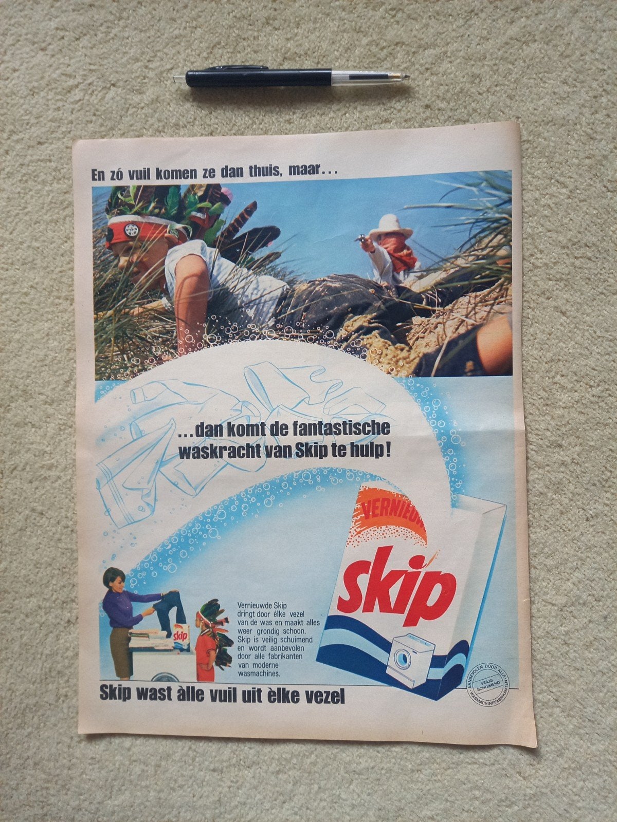 oude reclame advertentie SKIP - Televizier 1967, Verzamelen, Verzenden, 1960 tot 1980, Nederland, Knipsel(s)
