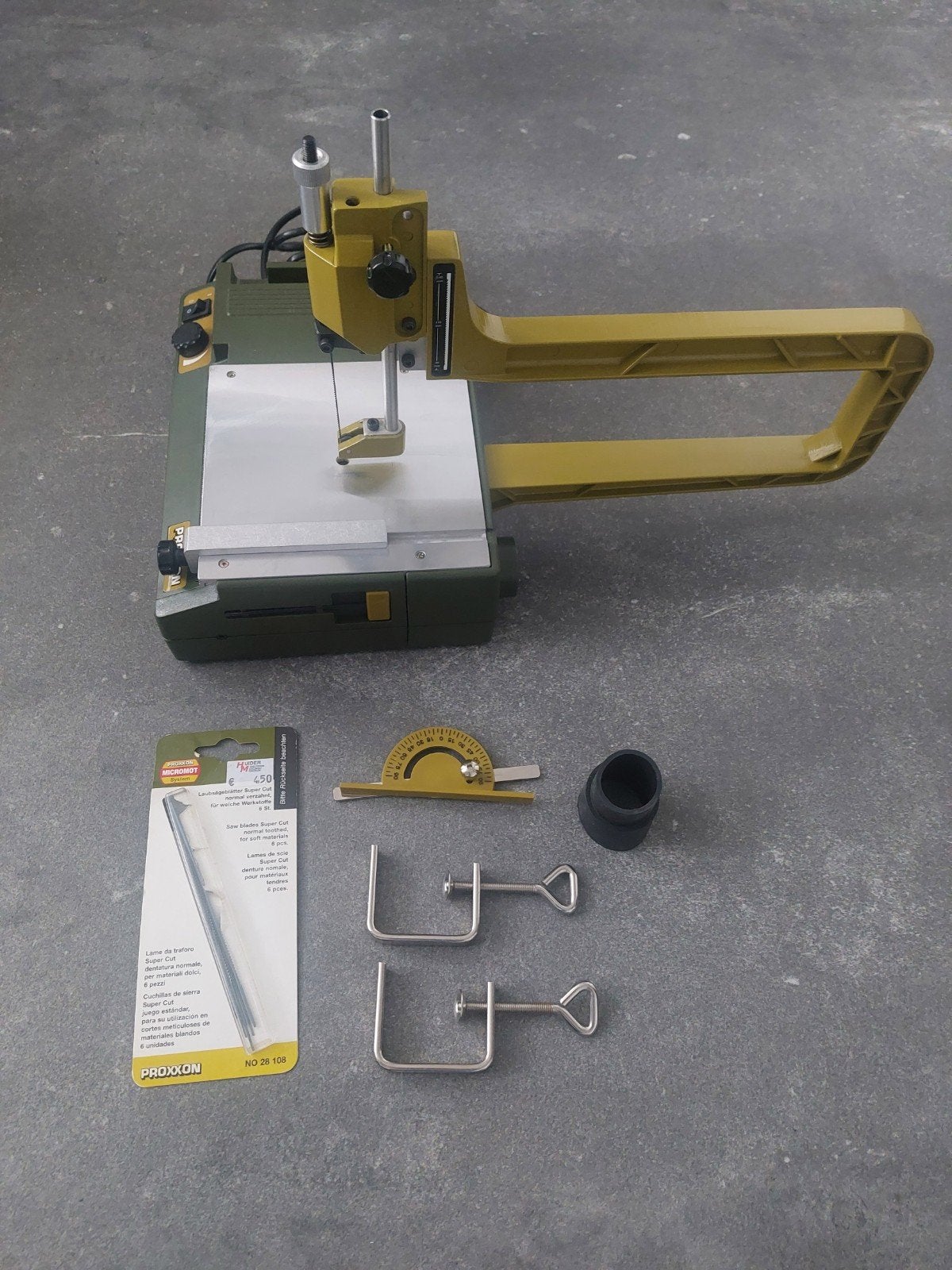 Proxxon Decoupeerzaag DS 230/E - Zo goed als nieuw, Minder dan 30 mm, Proxxon, Decoupeerzaag, Ophalen of Verzenden