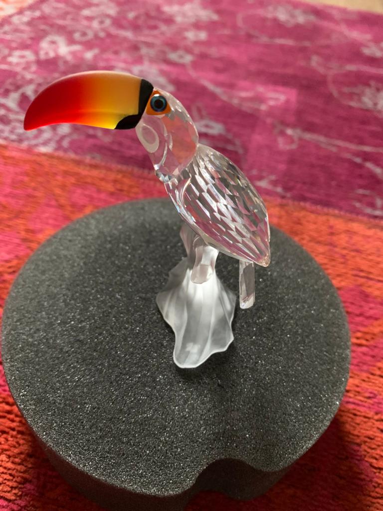 Toekan met originele doos Swarovski, Ophalen of Verzenden, Zo goed als nieuw, Figuurtje