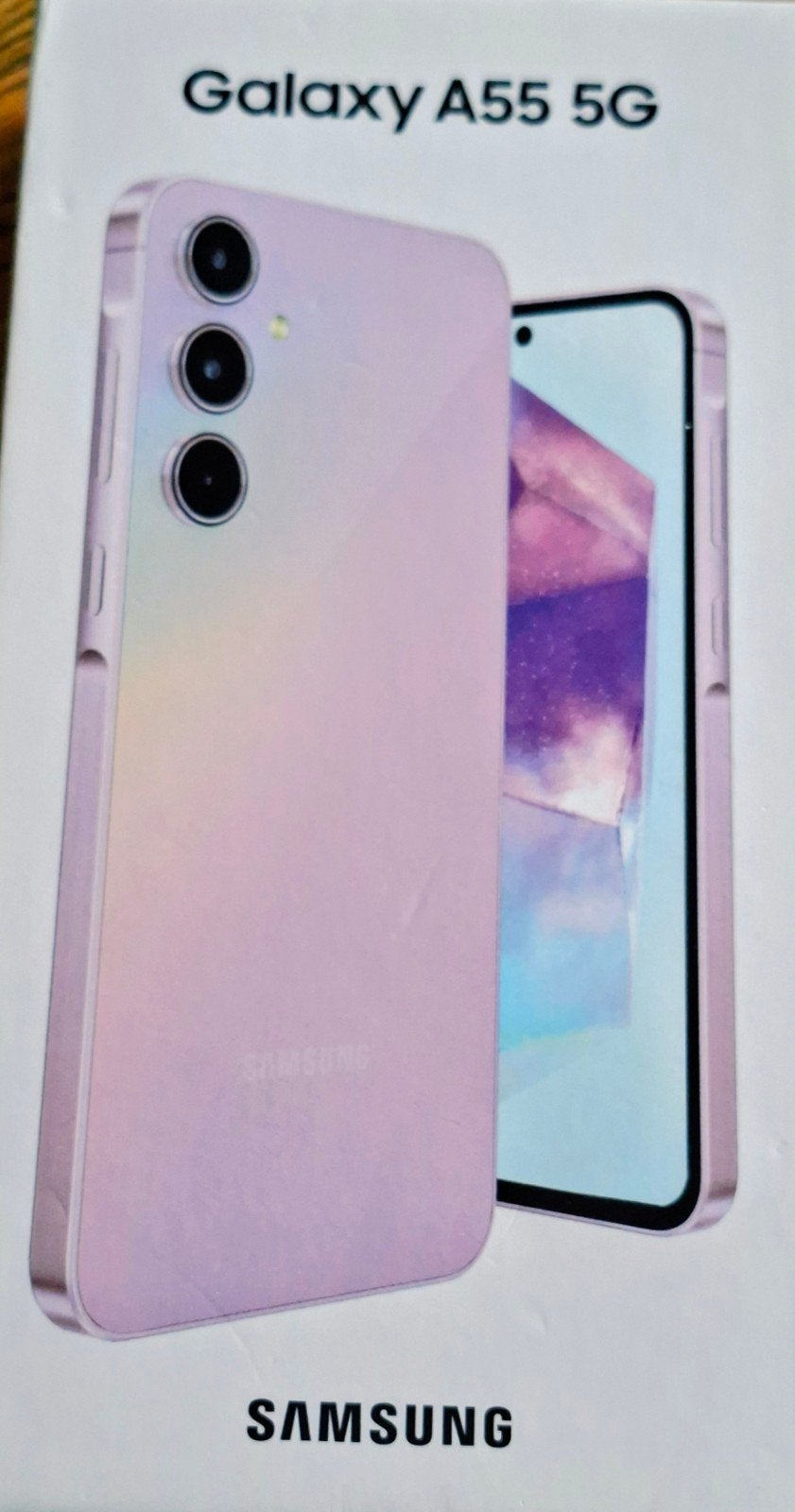 Samsung Galaxy A55 5G 128GB, Telecommunicatie, Mobiele telefoons | Samsung, Ophalen, Paars, Touchscreen, Zo goed als nieuw
