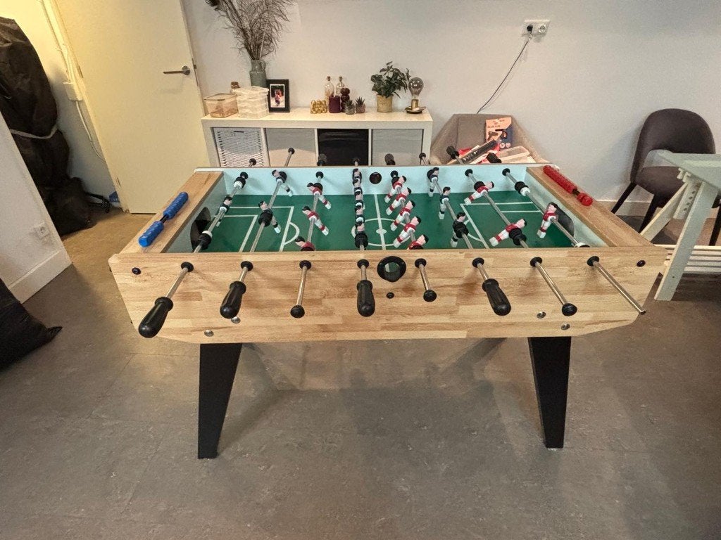Garlando tafelvoetbaltafel – zeer nette staat, Ophalen, Zo goed als nieuw