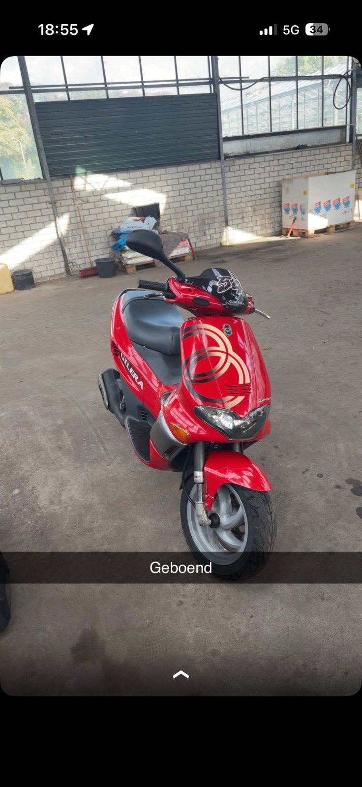 Gilera runner poggiali 125cc, Ophalen, Zo goed als nieuw, Benzine, Overige modellen