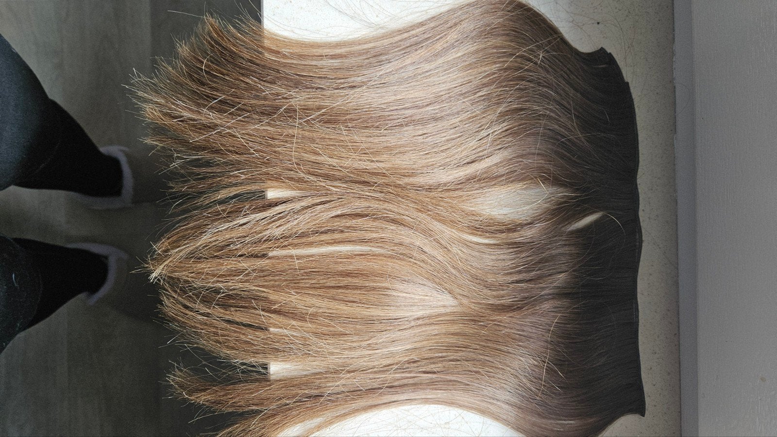 1x 75g (verfbaar) haar matje echt haar, Ophalen of Verzenden, Nieuw, Pruik of Haarverlenging