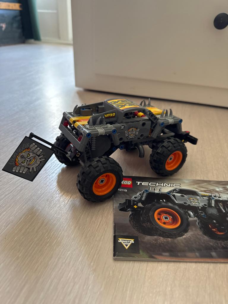 Lego Technic Monster Jam Max-D 42119, Lego, Ophalen of Verzenden, Zo goed als nieuw, Complete set
