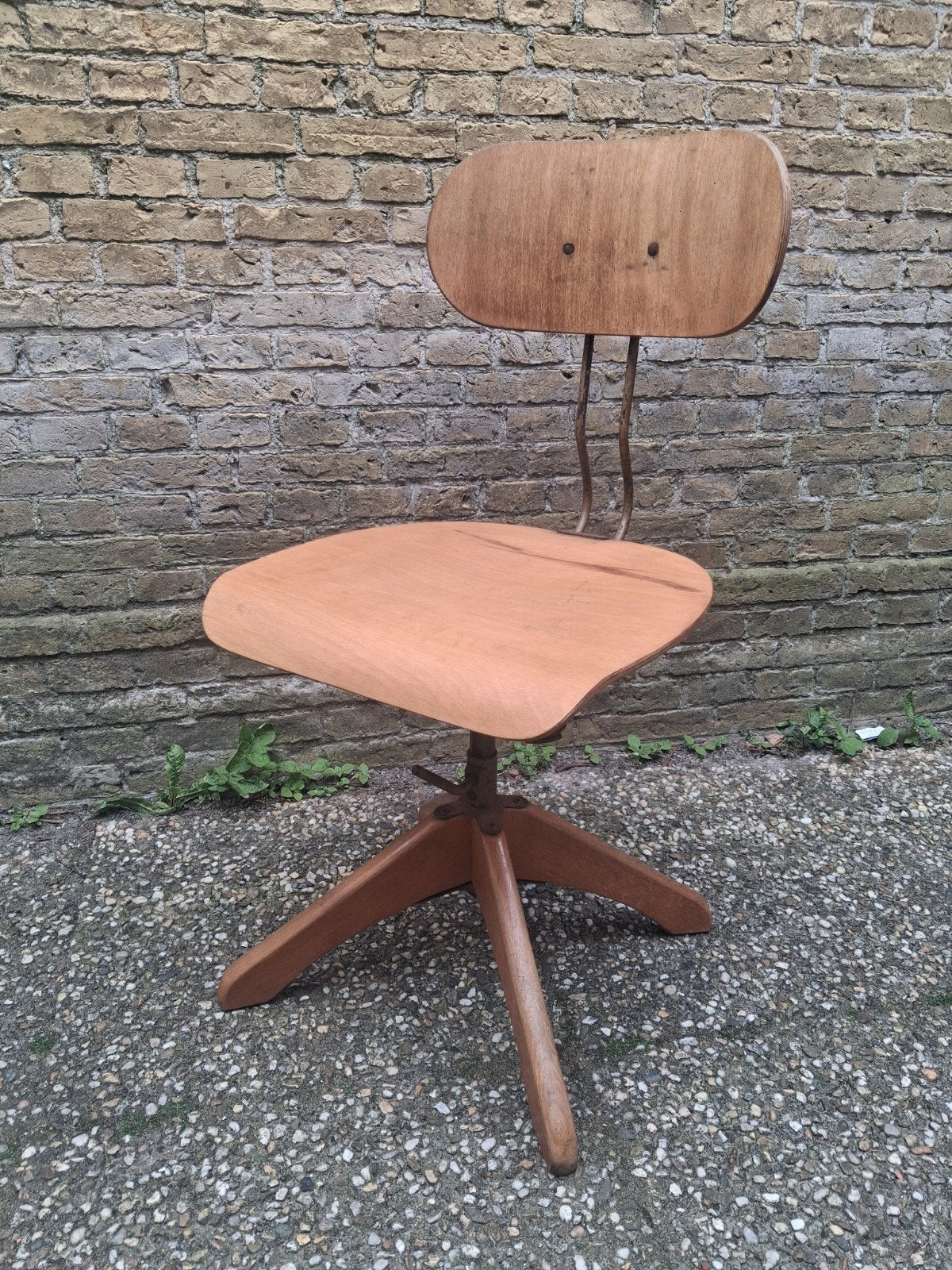 Vintage disign Bauhaus bureaustoel, Huis en Inrichting, Stoelen, Ophalen, Gebruikt, ., .