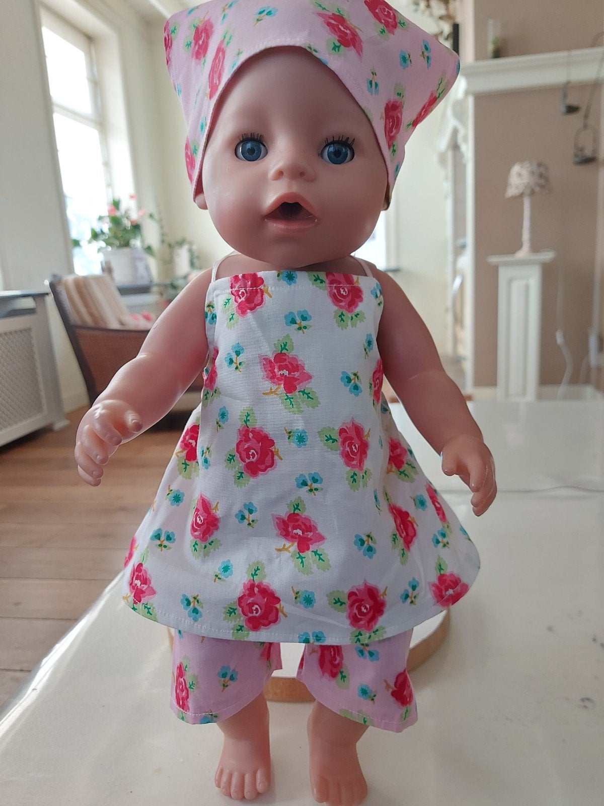 Leuke 3 delig roosjes set baby born pop 43cm., Ophalen of Verzenden, Nieuw, Babypop