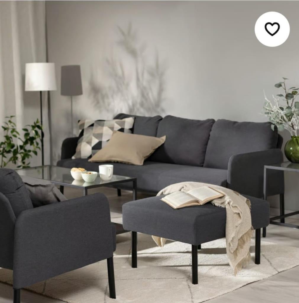 Ikea bank Glostad 3 zits, Huis en Inrichting, Ophalen, Minder dan 75 cm, 150 tot 200 cm, Driepersoons